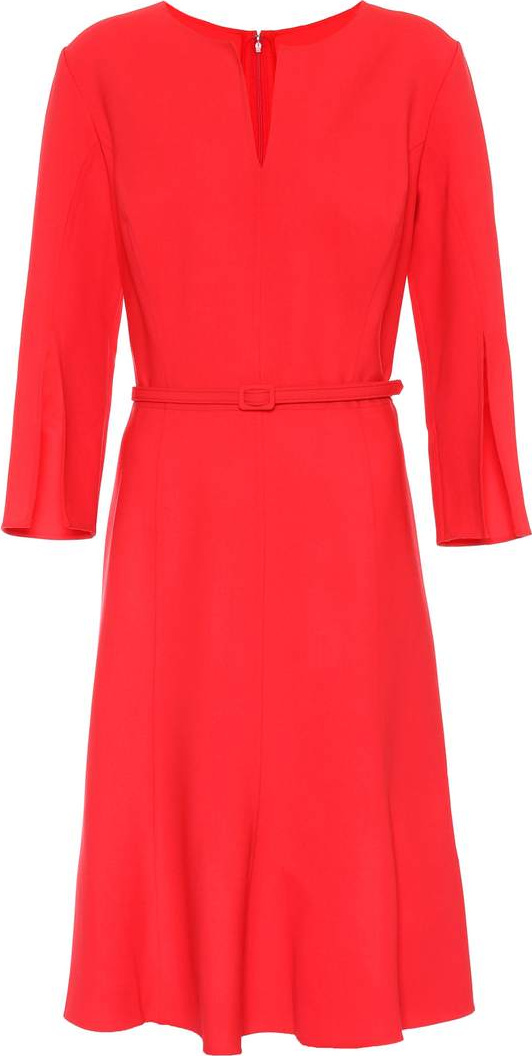 Oscar De La Renta Wool crêpe dress