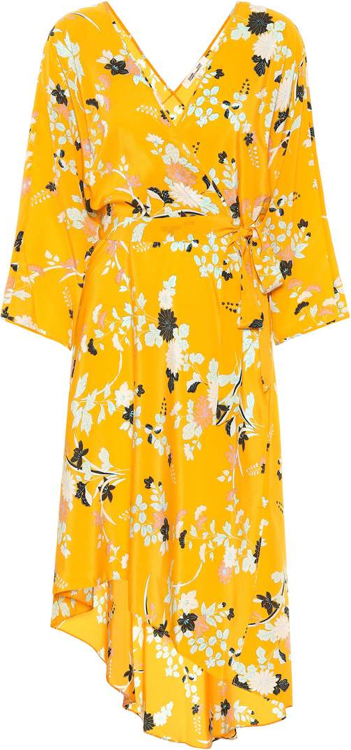 DIANE von FURSTENBERG Floral print silk dress