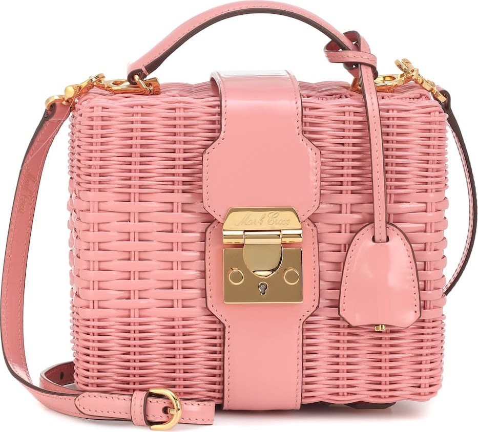 Mark Cross Harley Rattan shoulder bag