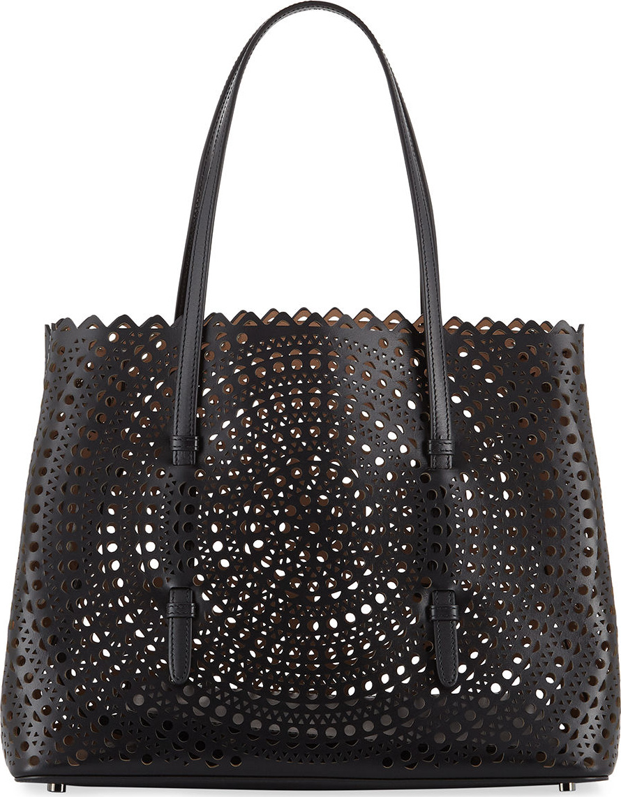 Alaïa Small Vienne Laser-Cut Leather Tote Bag