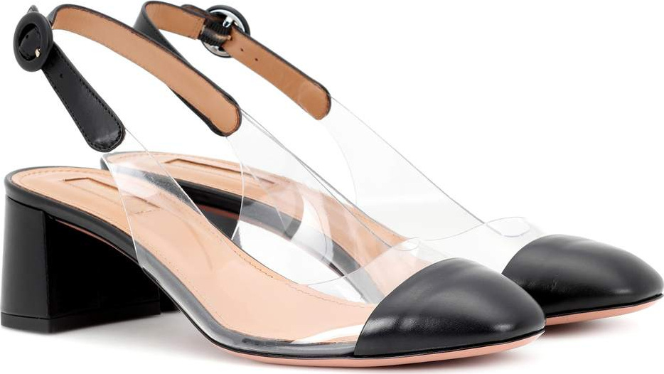 Aquazzura Optic 50 slingback pumps