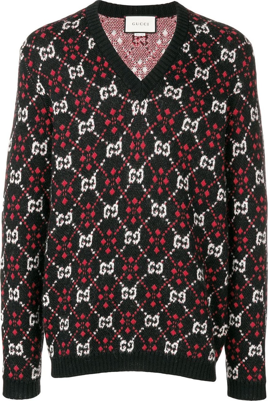 Gucci logo pattern jumper