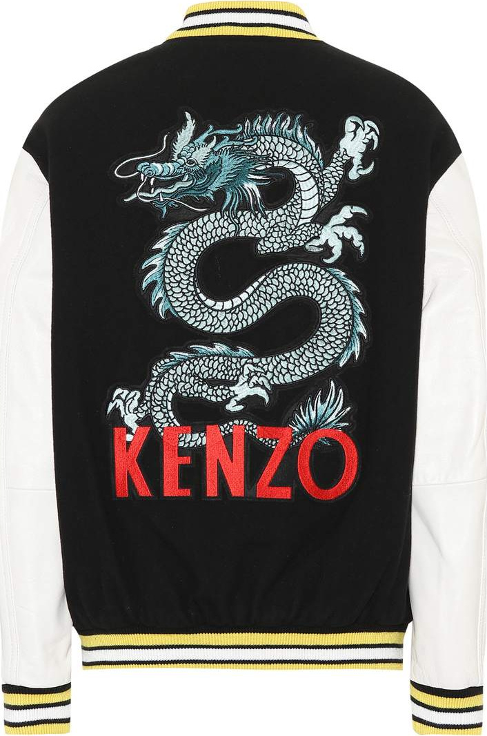 KENZO Embroidered varsity jacket