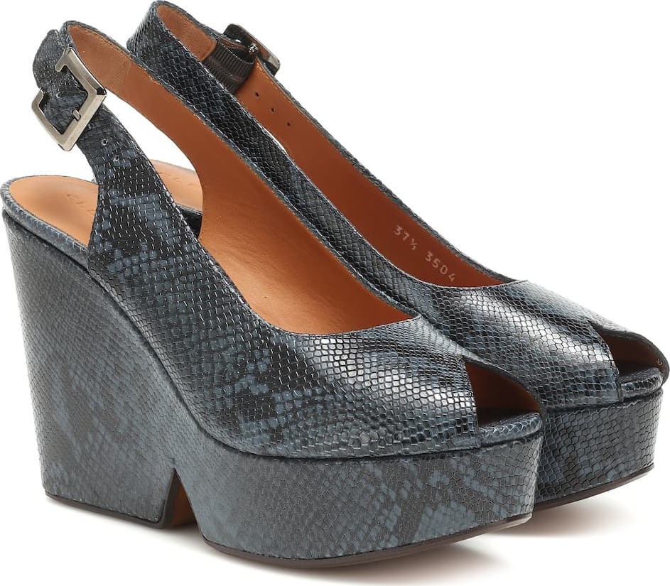 Robert Clergerie Exclusive to Mytheresa – Dylan 2 leather plateau sandals