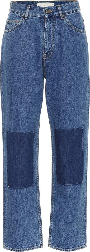 Golden Goose Deluxe Brand Wide-leg patch jeans