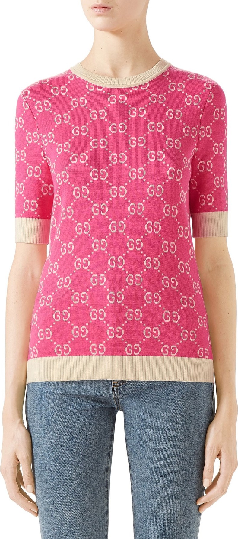 Gucci GG Jacquard Logo Sweater