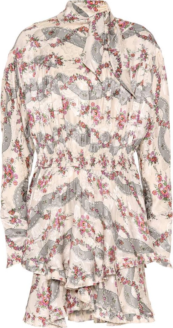 Isabel Marant Josephine silk-blend minidress