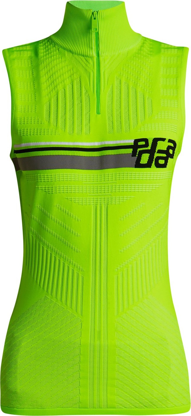 Prada Logo-jacquard high-neck top