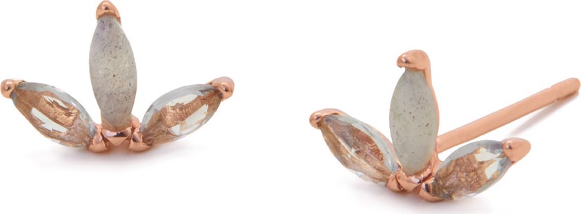 Gorjana Perry Triple-Marquise Stud Earrings