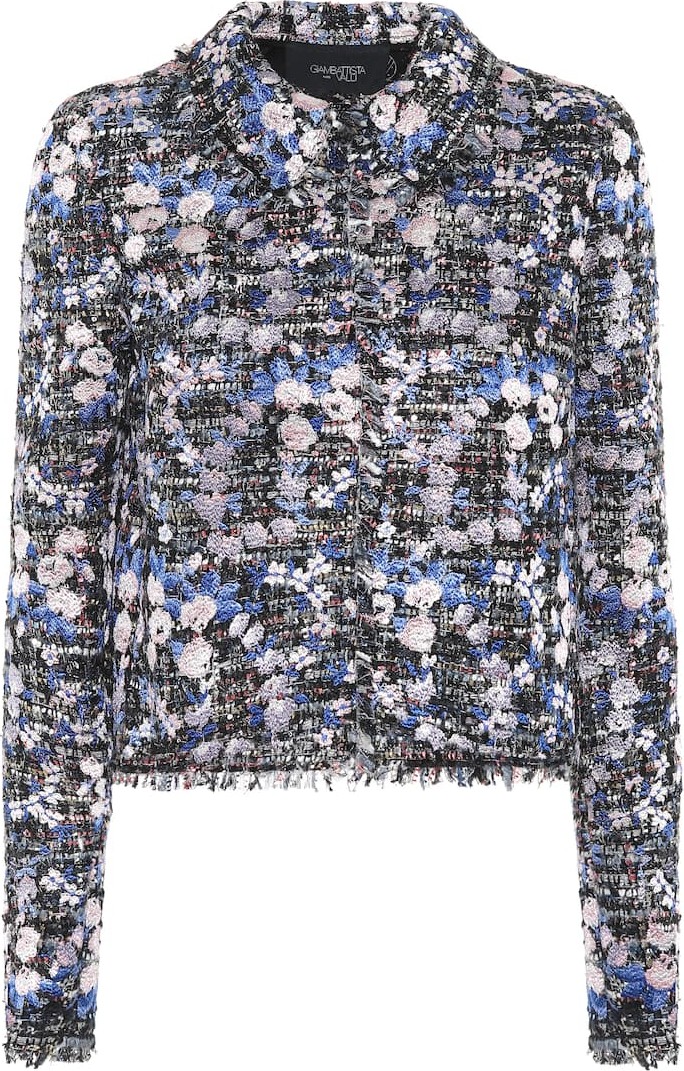 Giambattista Valli Floral tweed jacket