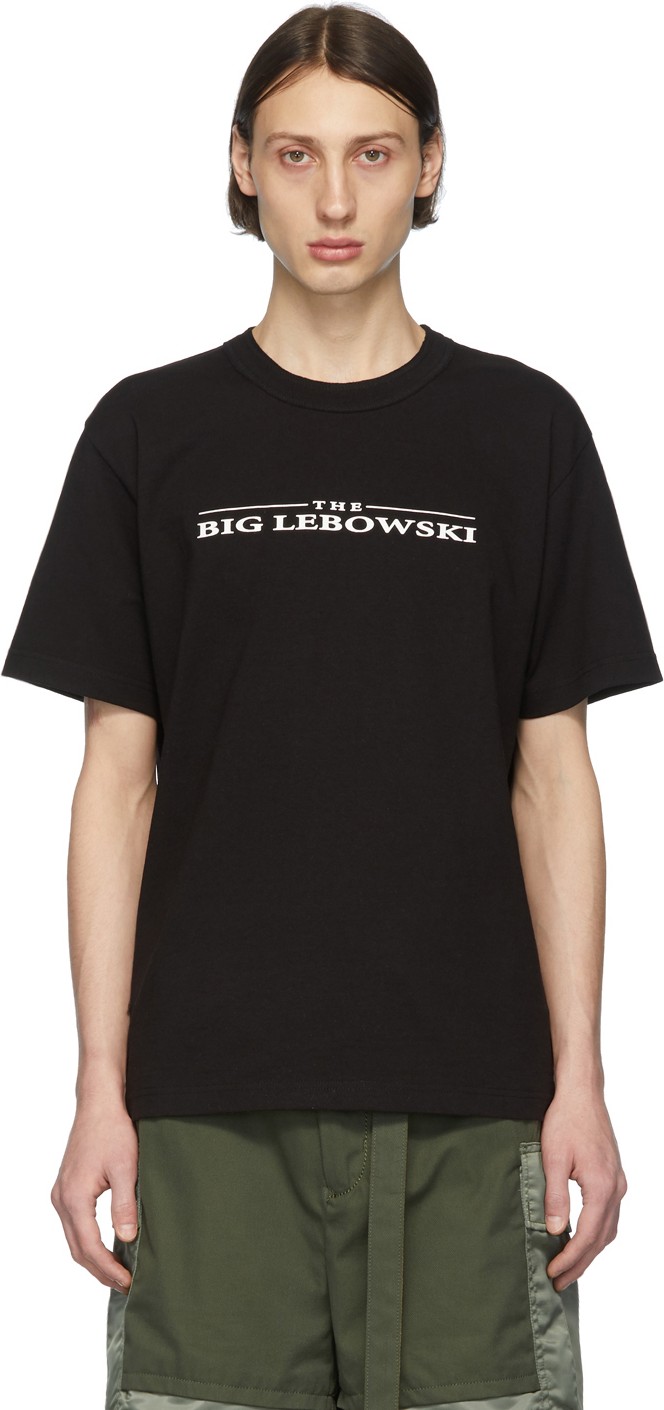 Sacai Black 'The Big Lebowski' T-Shirt
