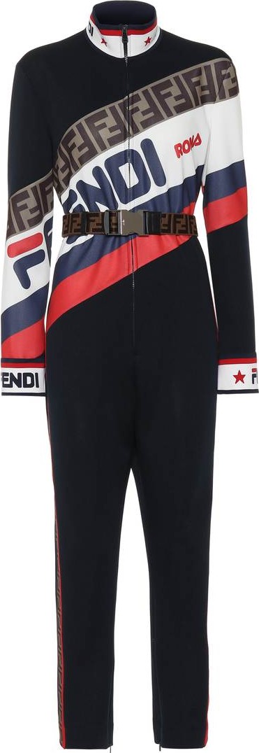 Fendi FENDI MANIA jersey jumpsuit