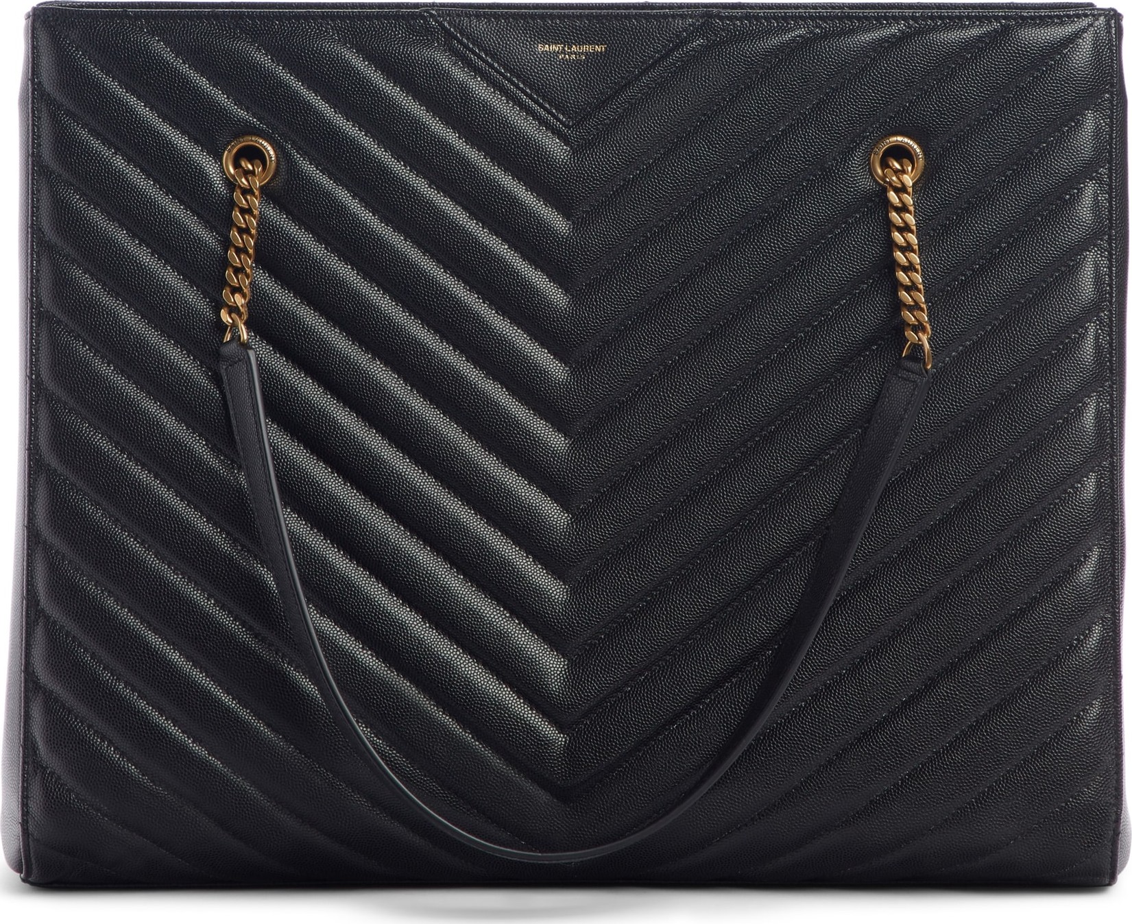 Saint Laurent Jumbo Tribeca Quilted Calfskin Leather Tote