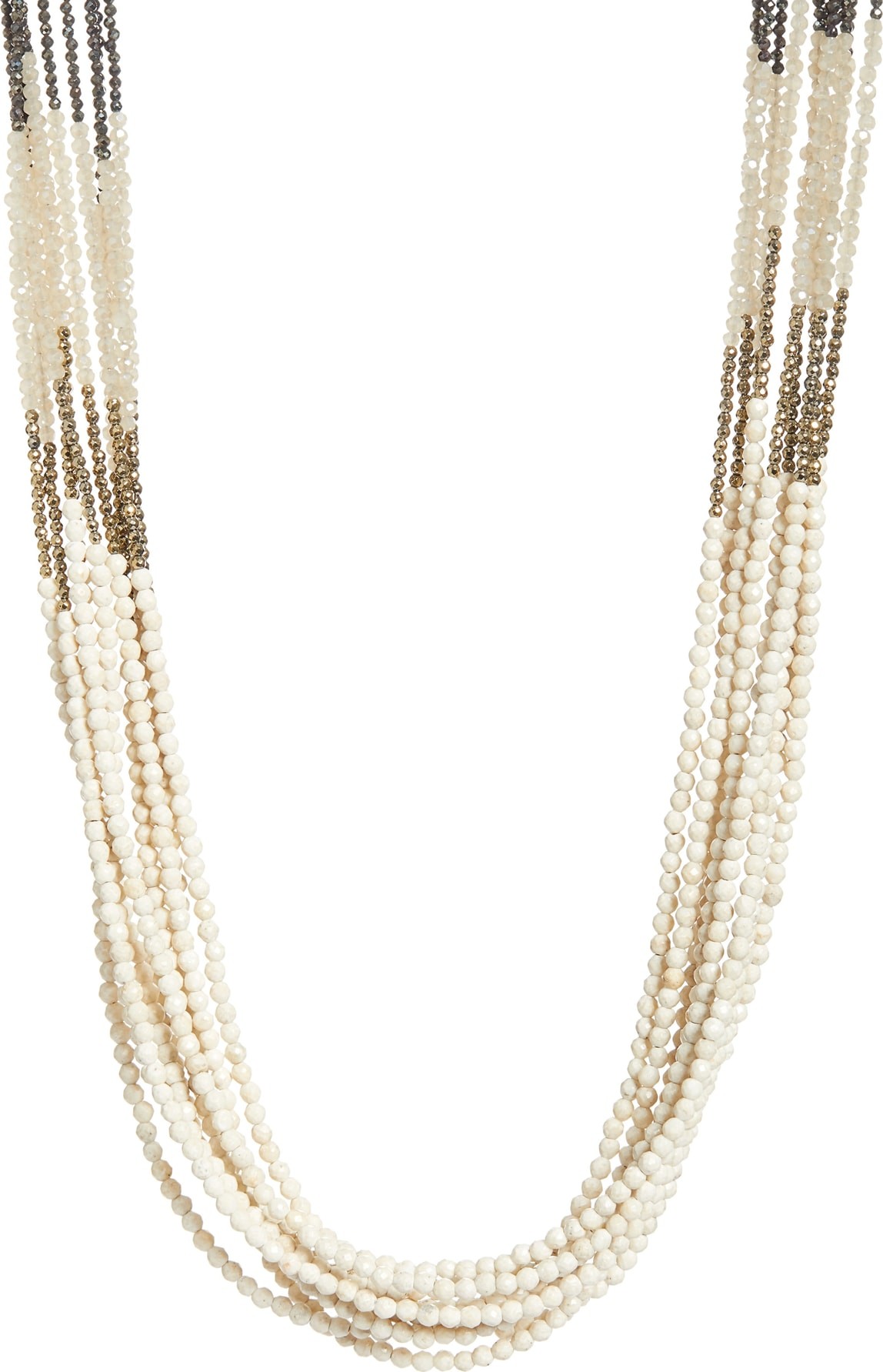 Brunello Cucinelli Beaded Multistrand Necklace