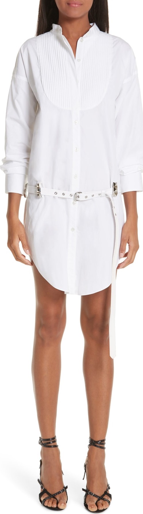 Alexander Wang Belted Drop Waist Shirtdress