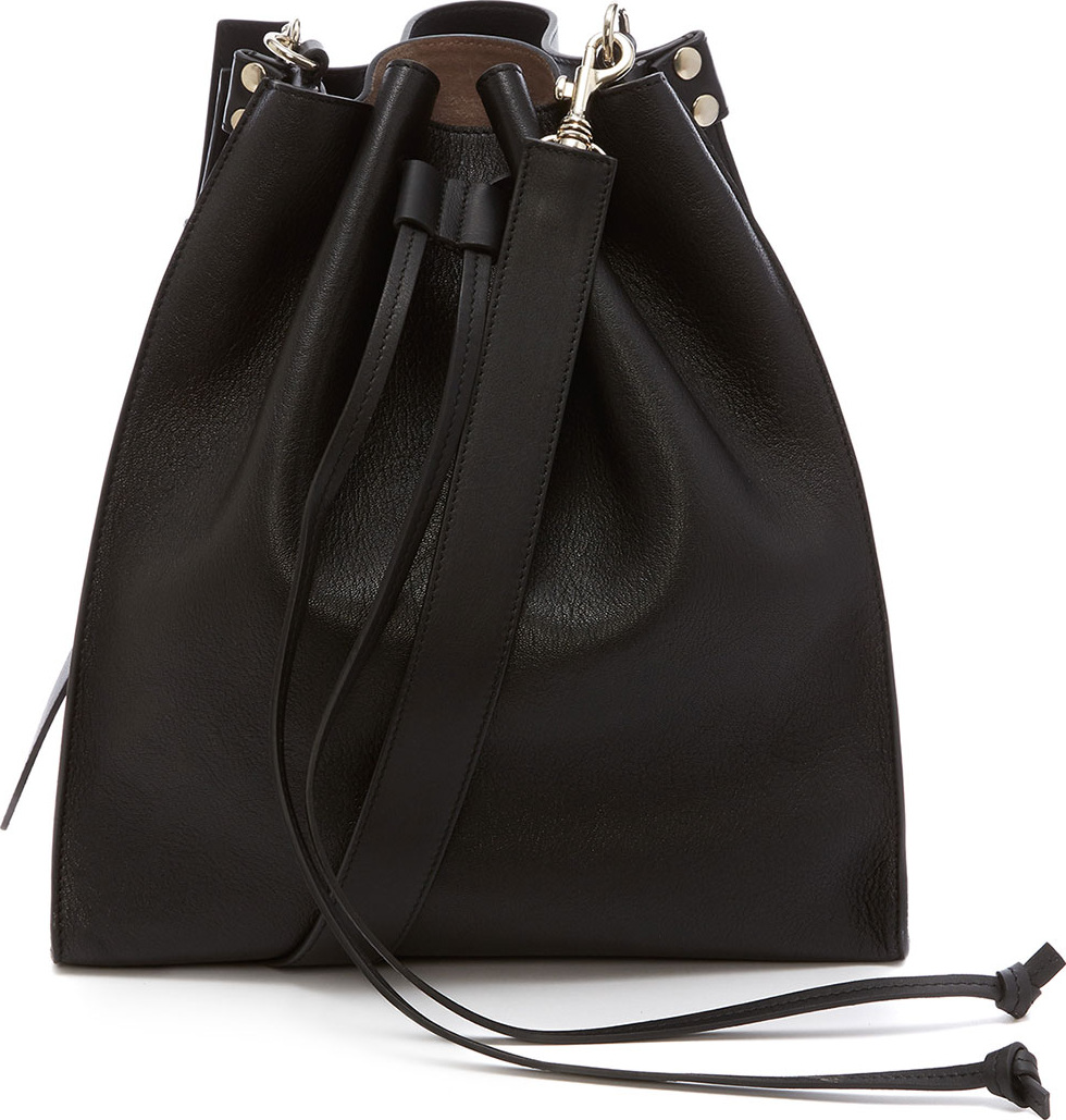 J.W.Anderson Leather Drawstring Bucket Bag