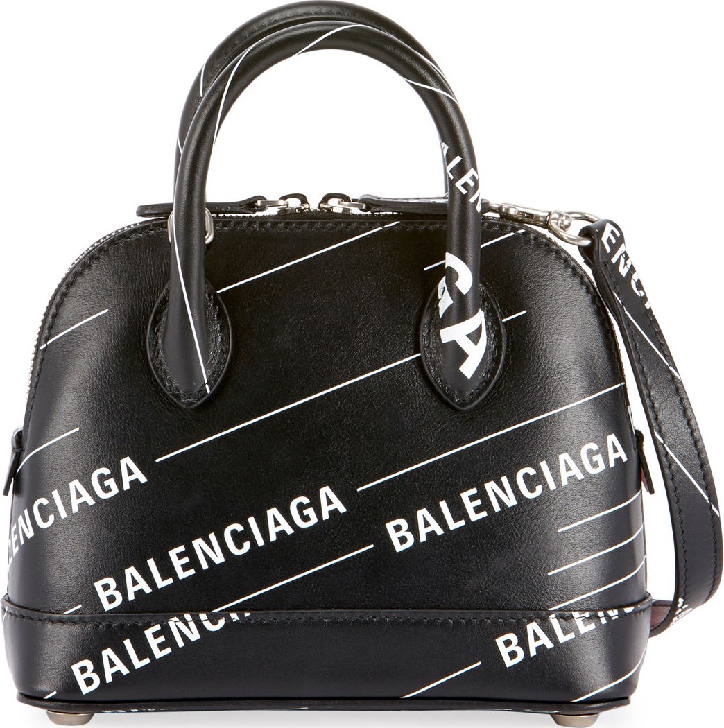 Balenciaga Ville XXS Logo Top-Handle Bag