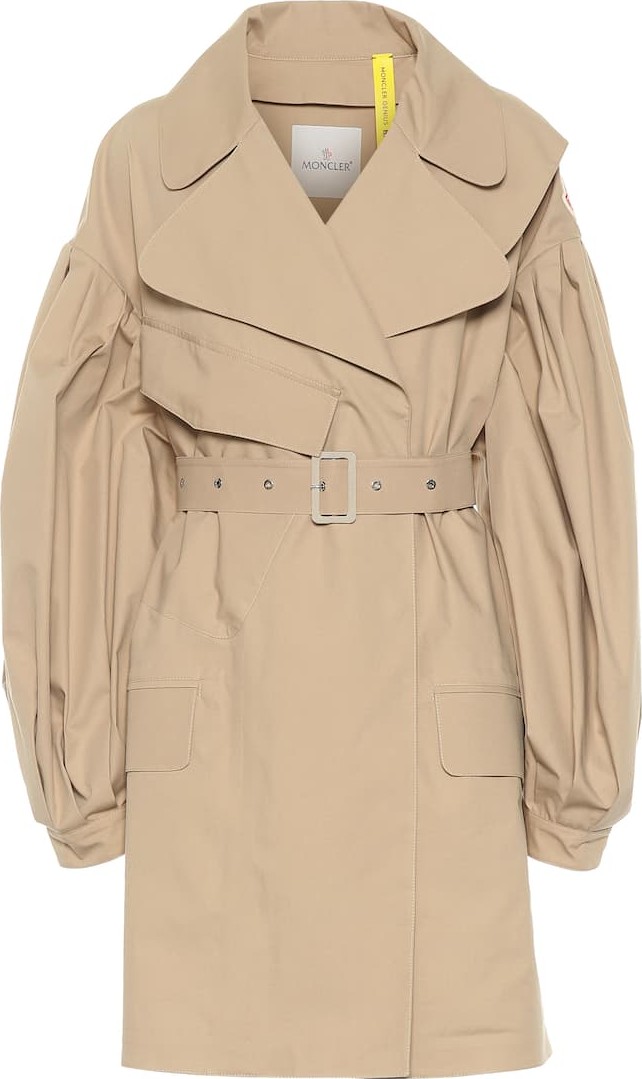 Moncler Genius 4 MONCLER SIMONE ROCHA cotton gabardine trench coat