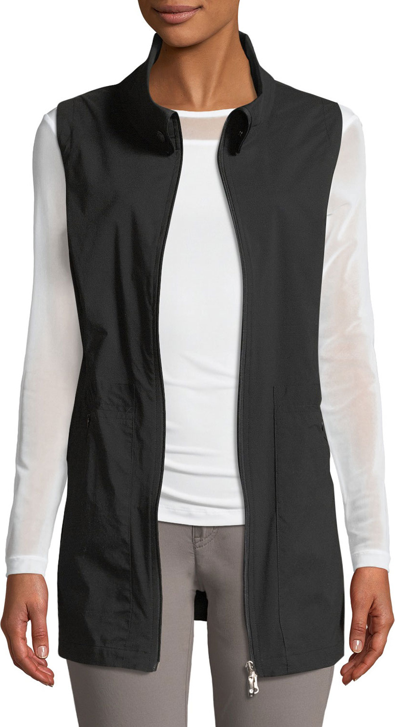 Anatomie Deleney Long Zip-Front Vest