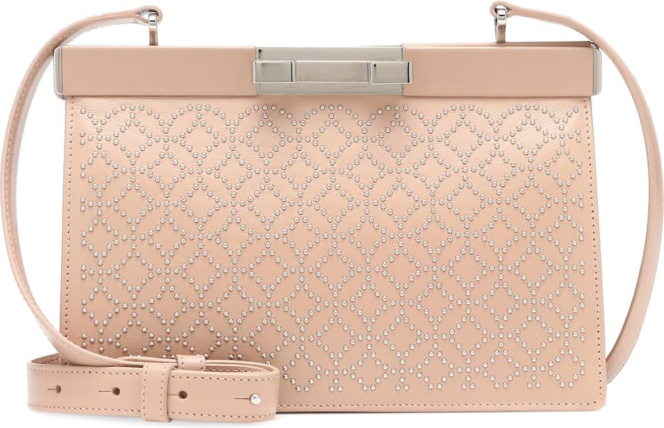 Alaïa Cecile 24 leather shoulder bag