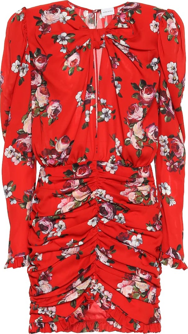 Magda Butrym Barletta floral silk-crêpe minidress