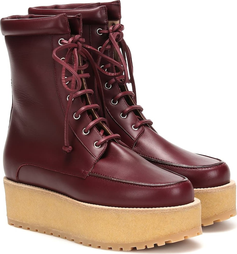 Gabriela Hearst David leather ankle boots