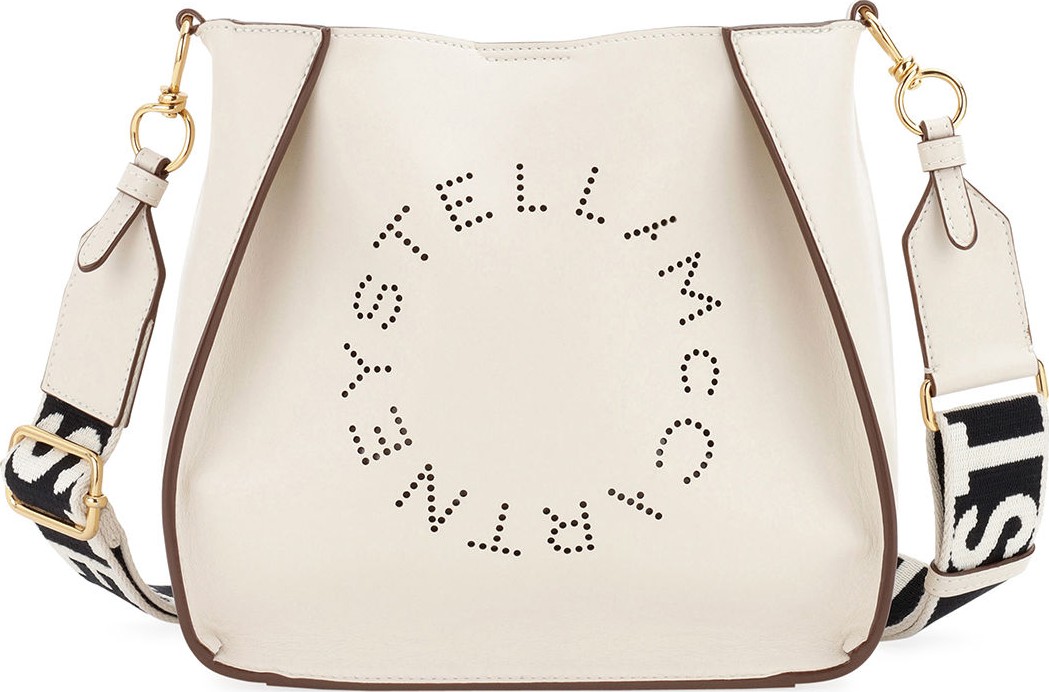 Stella McCartney Perforated Logo Alter Napa Crossbody Bag