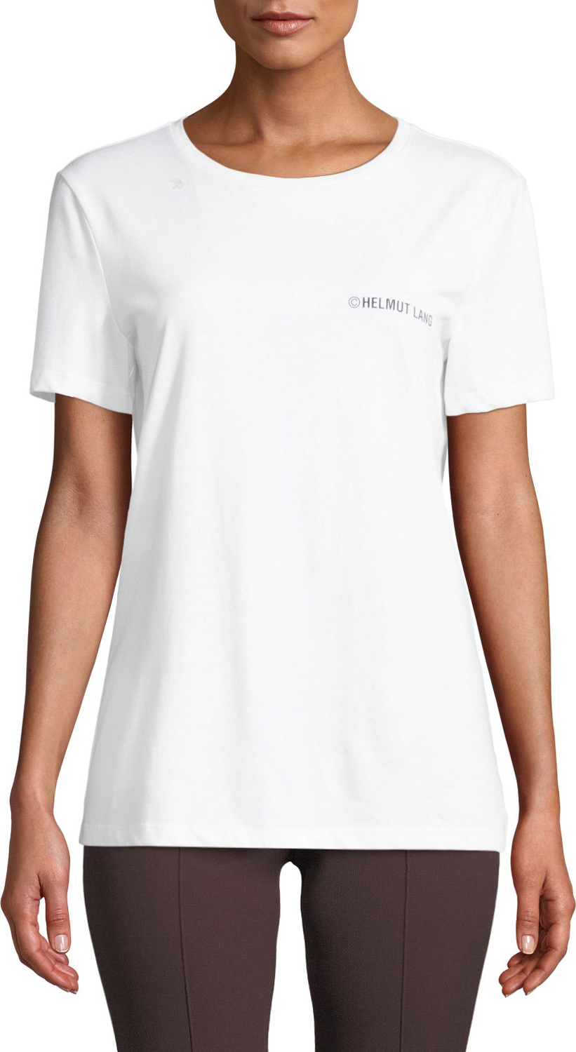 Helmut Lang Crewneck Logo Graphic Tee