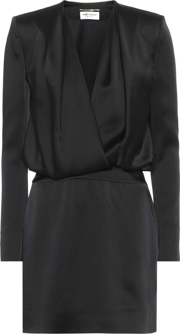 Saint Laurent Satin minidress