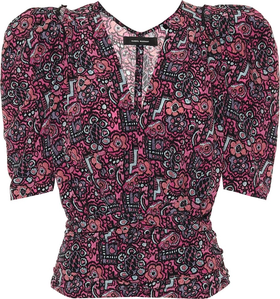 Isabel Marant Exclusive to Mytheresa – Rincky stretch-silk top