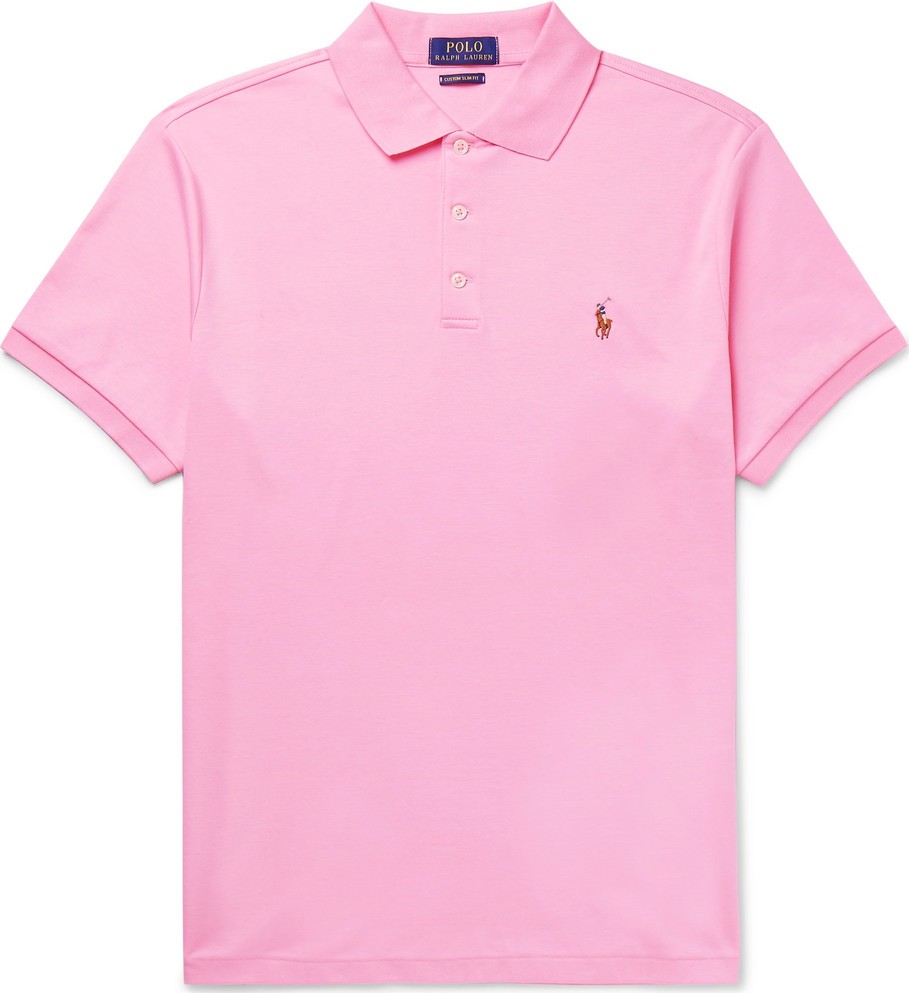 Polo Ralph Lauren Slim-Fit Pima Cotton-Jersey Polo Shirt