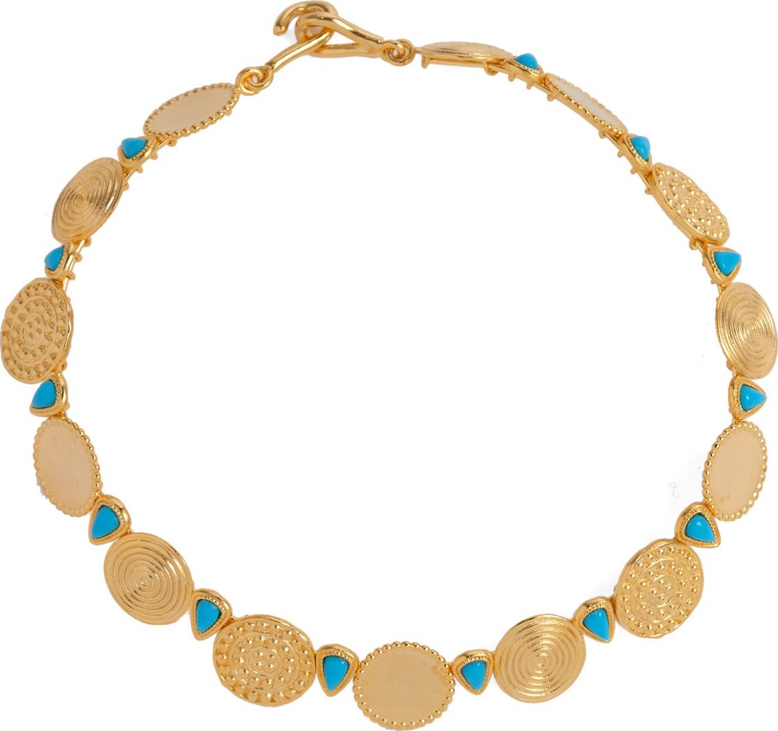 Joelle Kharrat Moneta turquoise-embellished necklace