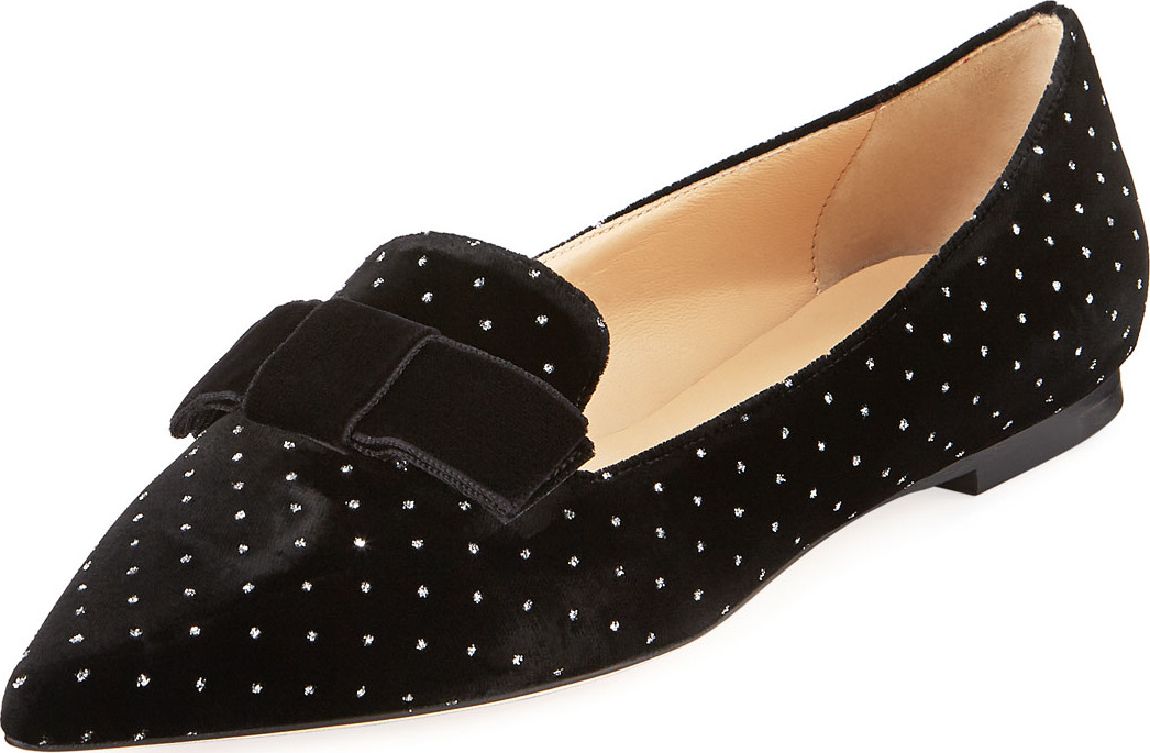 Jimmy Choo Gala Flat Embellished Loafers