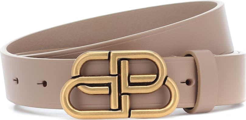 Balenciaga BB leather belt