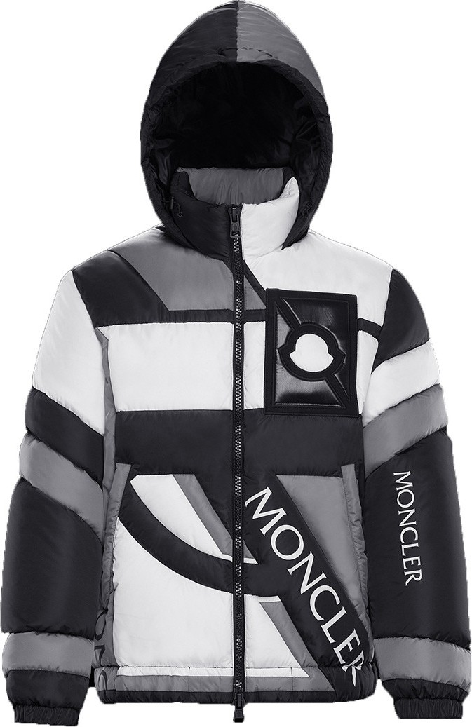 Moncler Genius 5 MONCLER CRAIG GREEN color block down plunger jacket