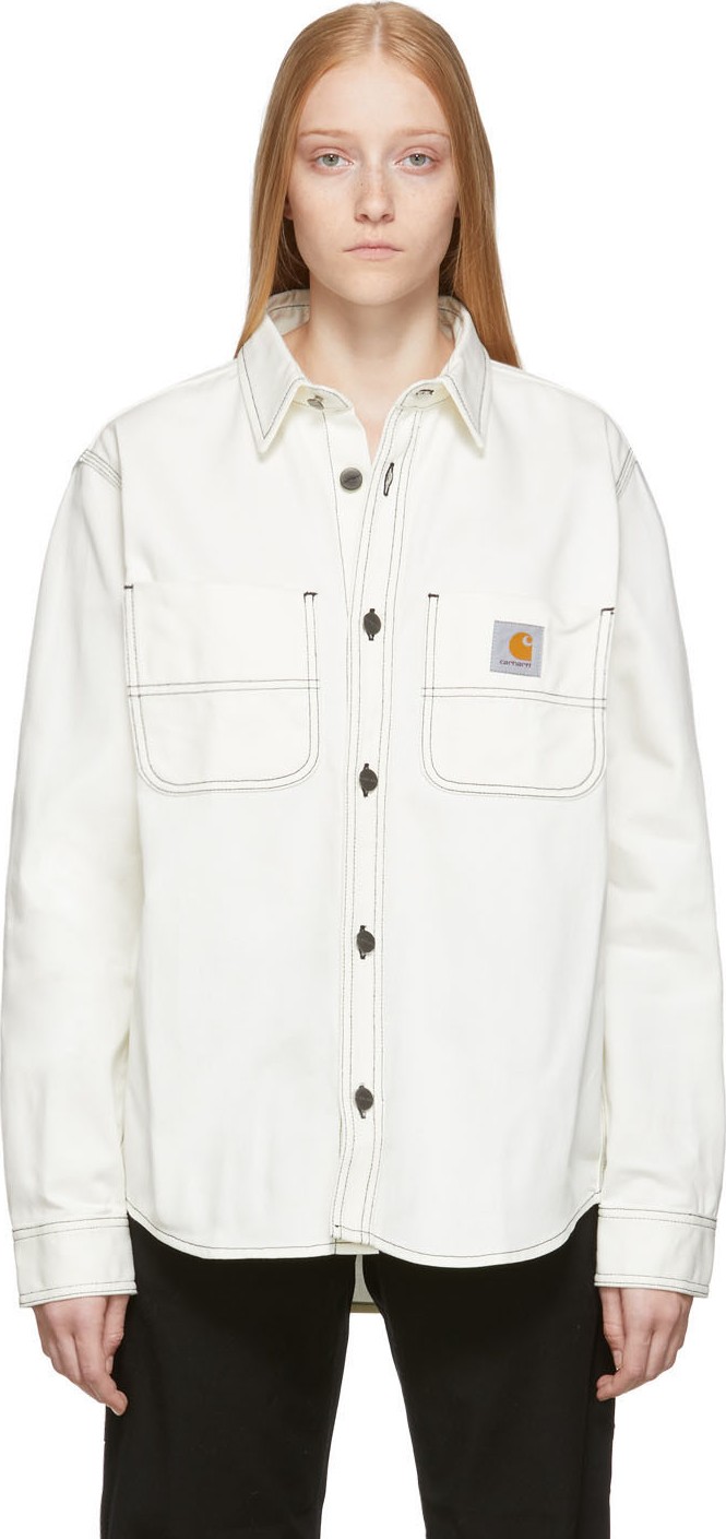 Carhartt Work In Progress White Chalk Shirt