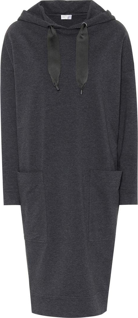 Brunello Cucinelli Stretch-cotton sweater dress