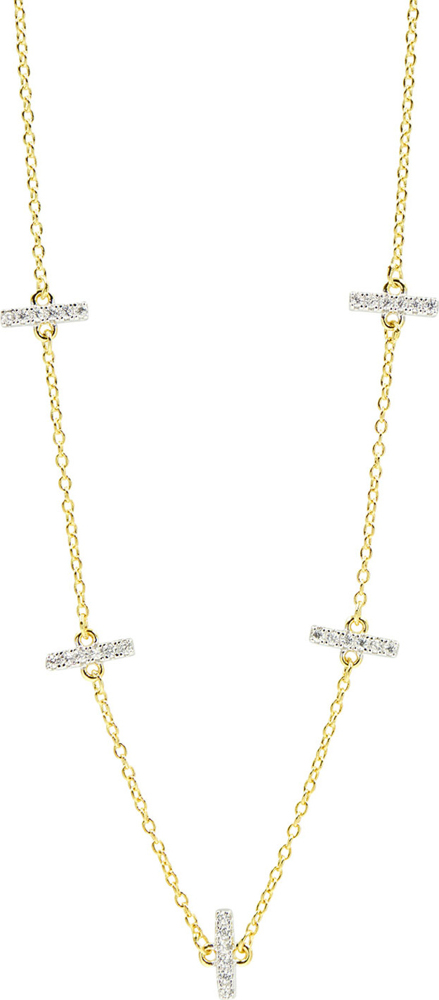 Freida Rothman Radiance Pave Station Necklace