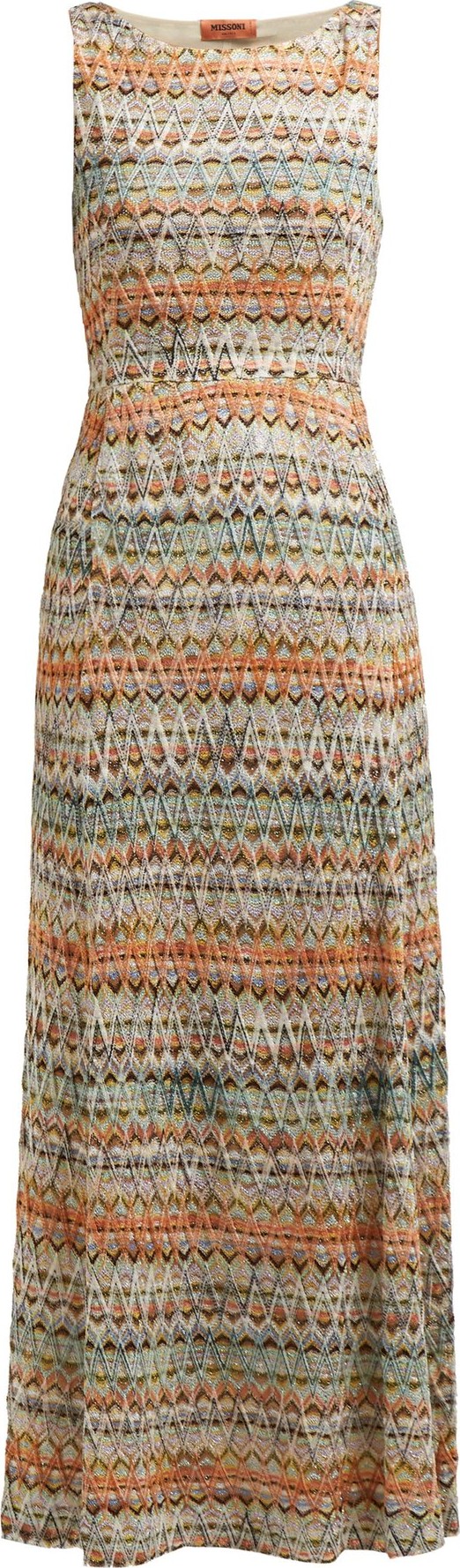 Missoni Zigzag-knit maxi dress