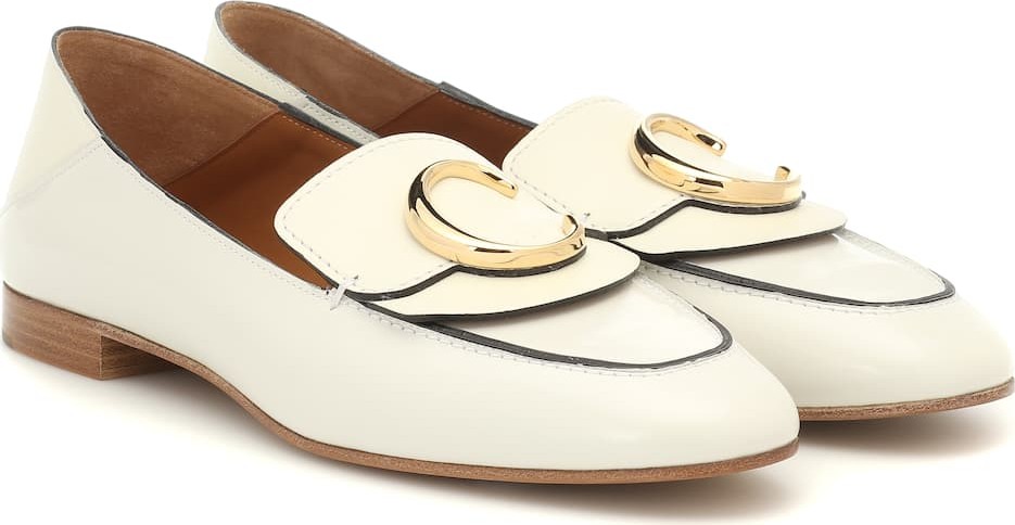 Chloe Chloé C leather loafers
