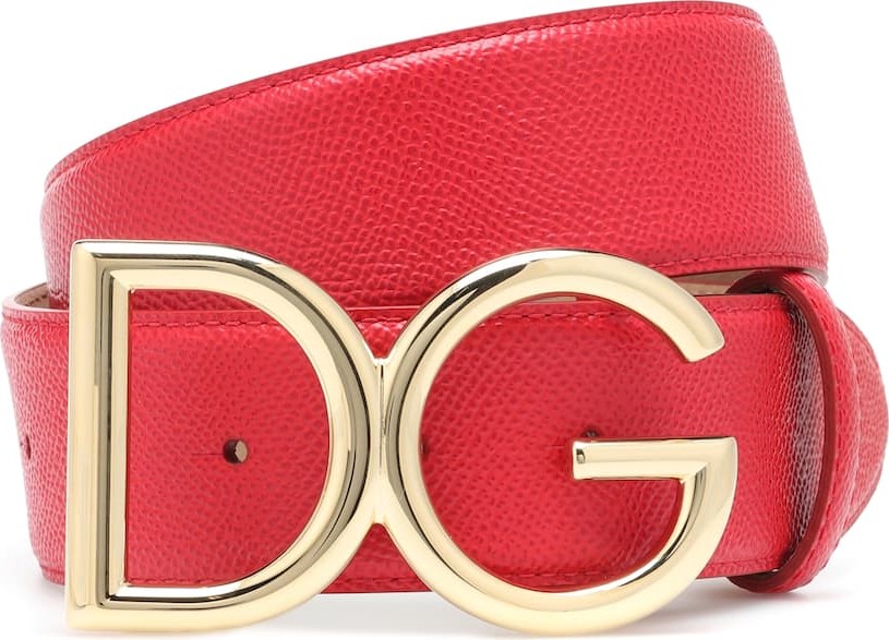 Dolce & Gabbana DG leather belt