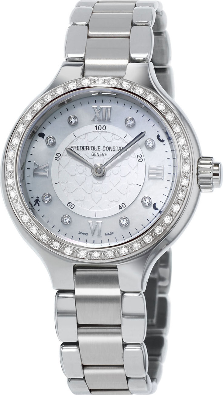 Frederique Constant Stainless Steel Horological Smart Watch with Diamonds