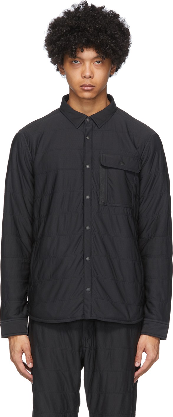 Snow Peak Black Flexible Insulated Shirt