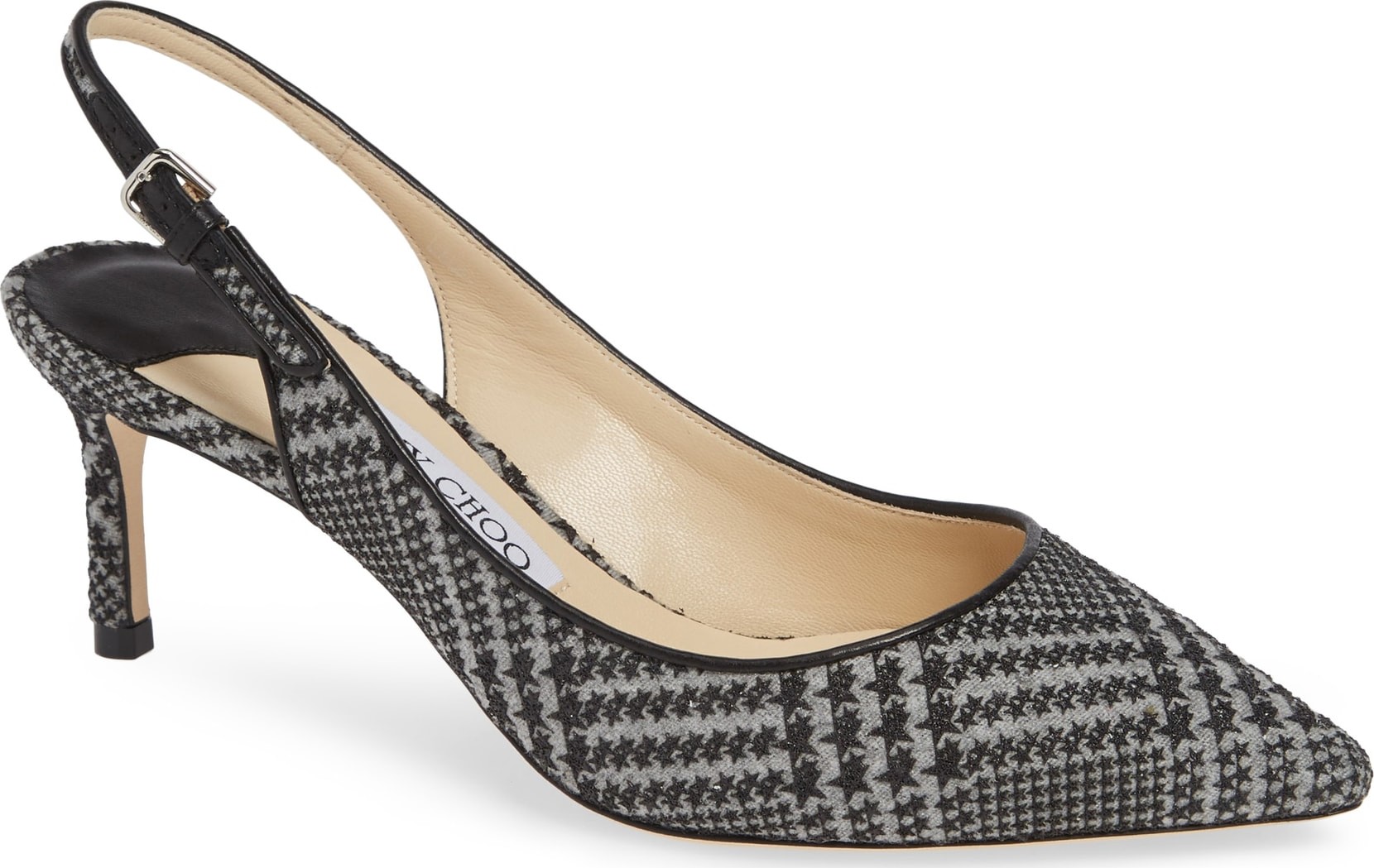 Jimmy Choo Erin Plaid Slingback Pump