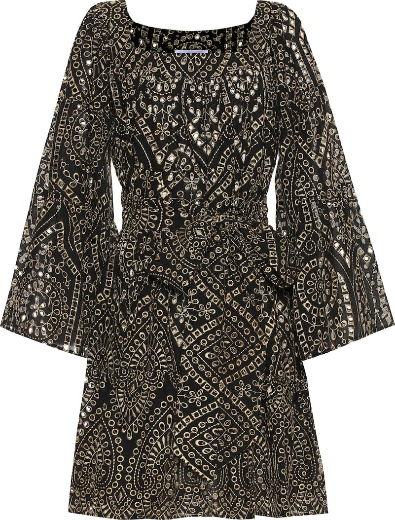 Lisa Marie Fernandez Cotton eyelet minidress