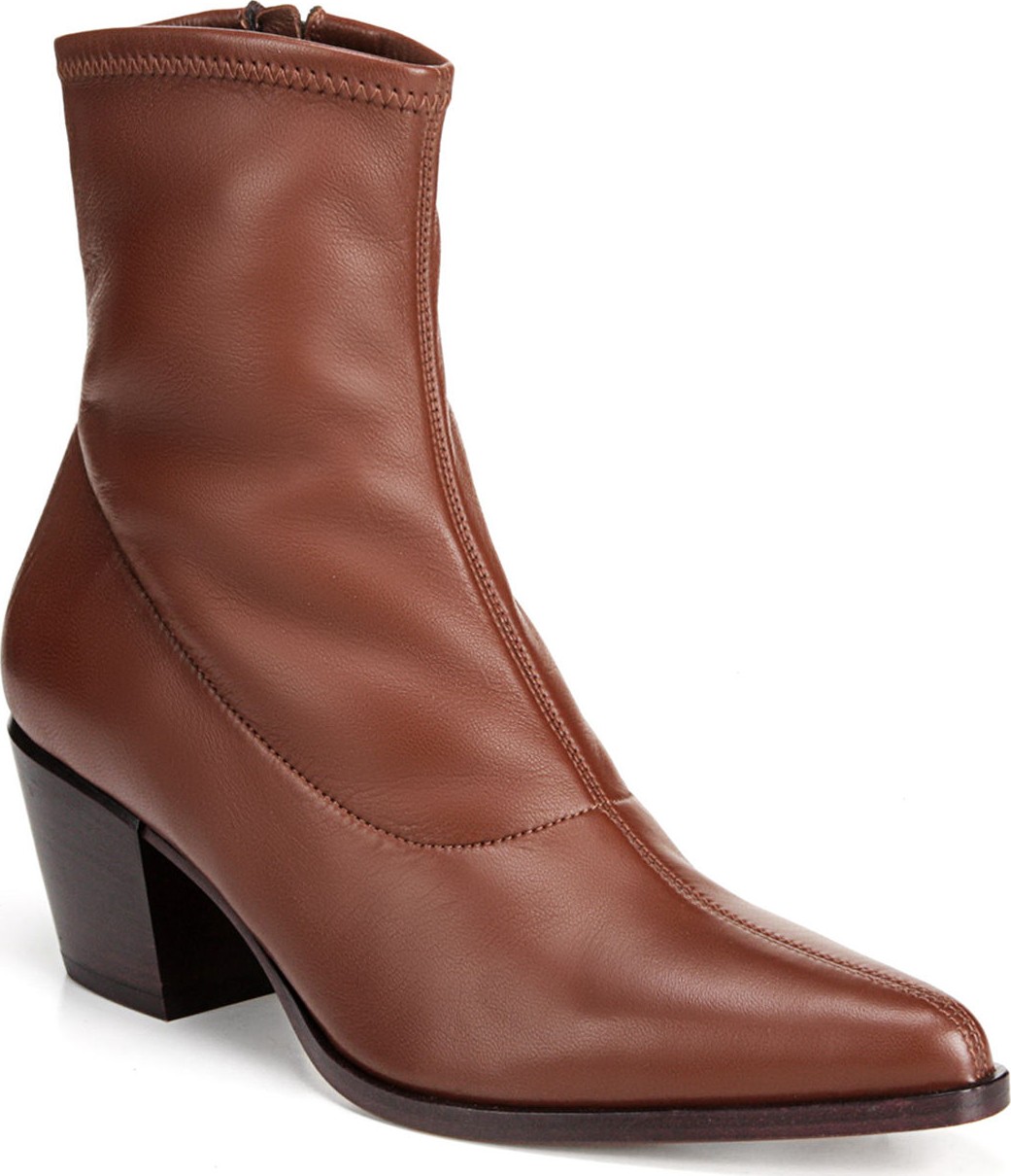 Vince Hayek Stretch-Leather Booties