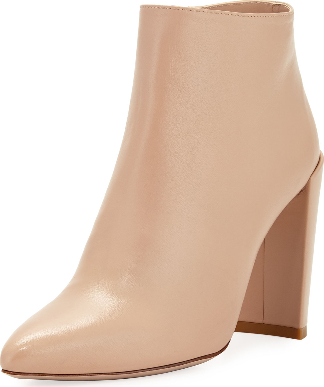 Stuart Weitzman Pure Crinkled Napa Leather Bootie