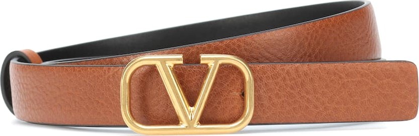 Valentino Valentino Garavani VLOGO leather belt