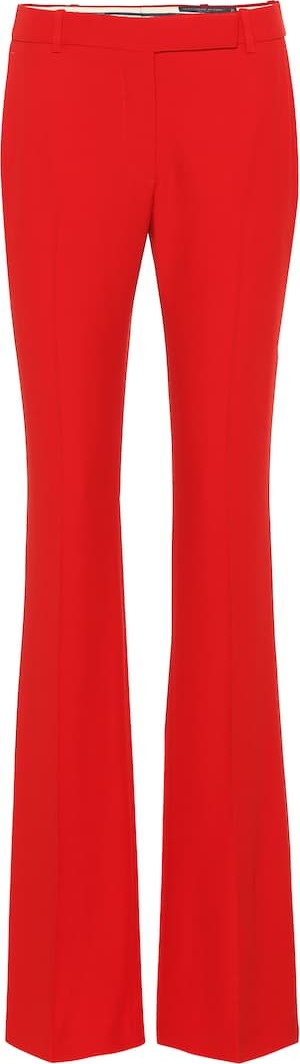 Alexander McQueen Mid-rise flared pants