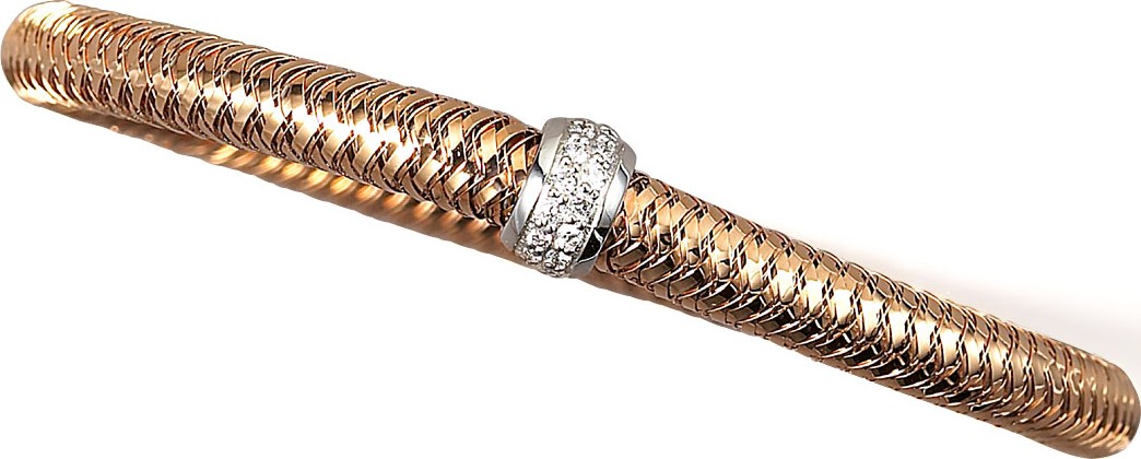 Roberto Coin Diamond Primavera Bracelet, Rose Gold